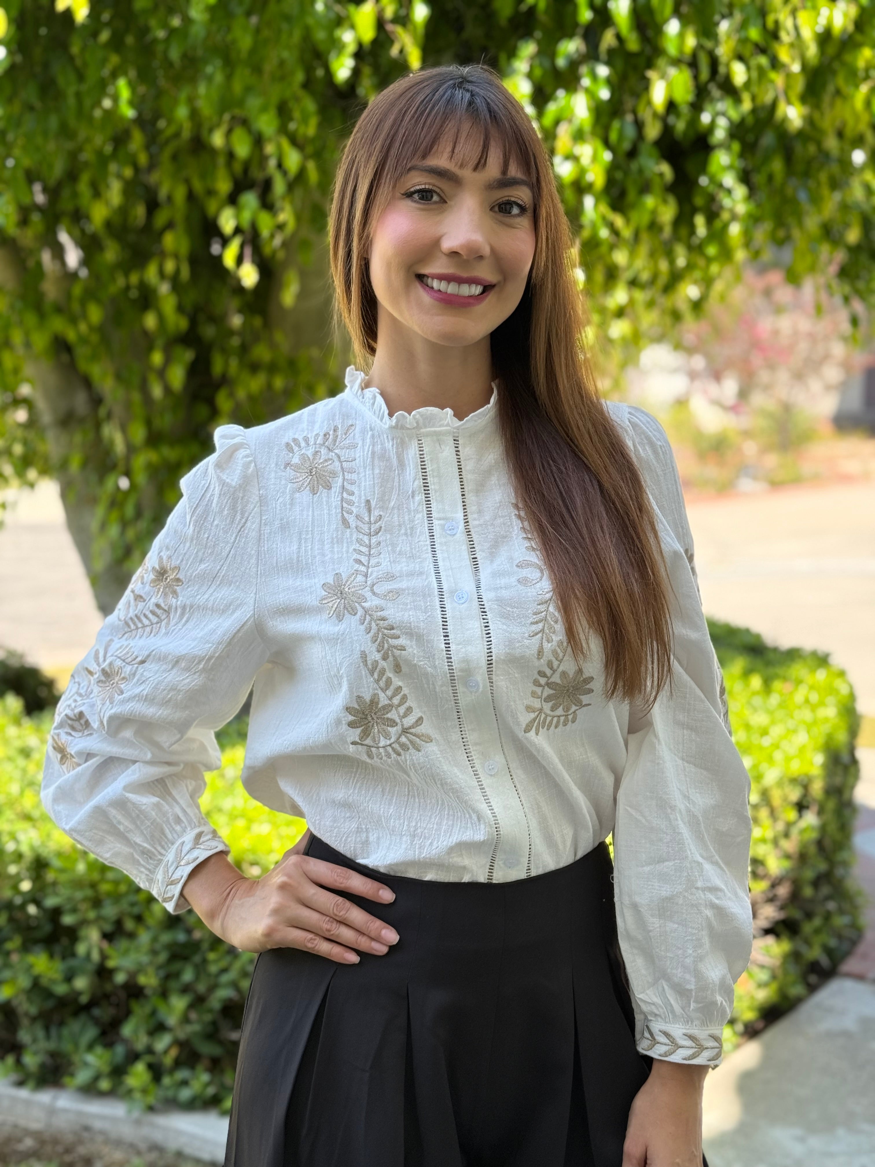 Amapola Embroidered Blouse