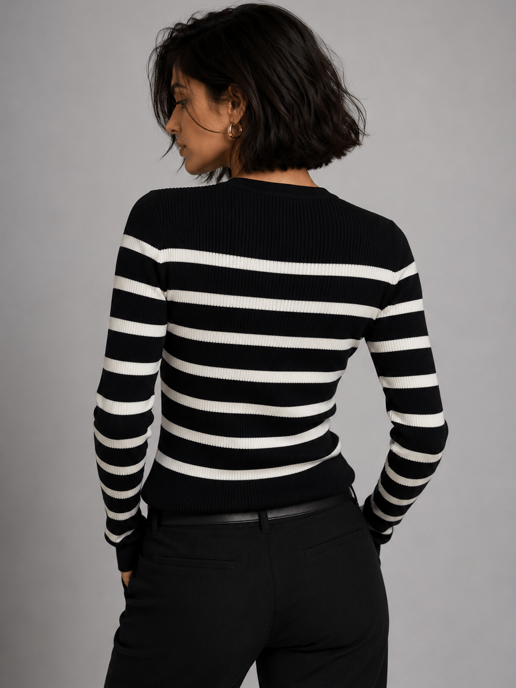 Parisian Stripe Knit