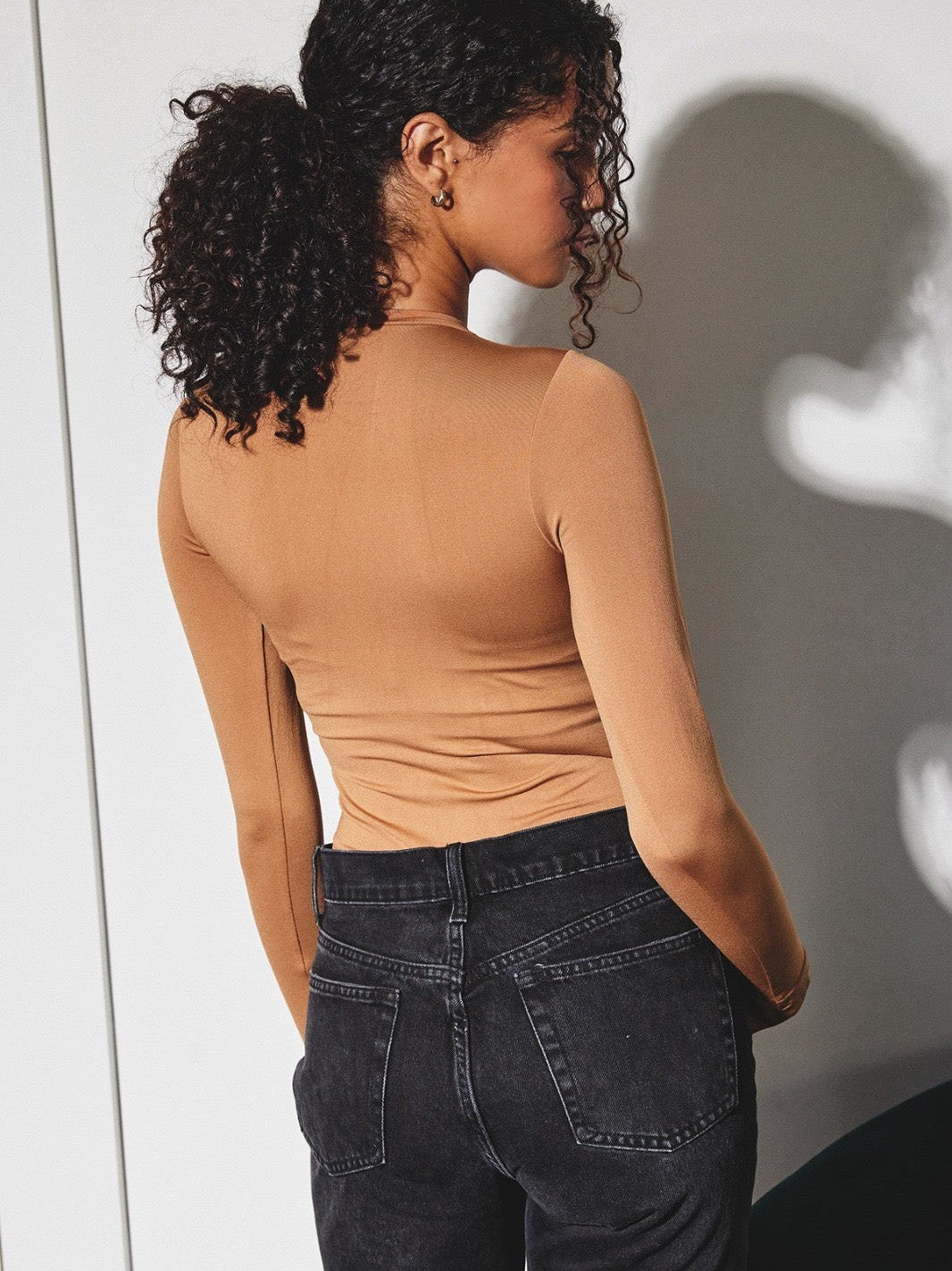 Basic turtle neck bodysuit
