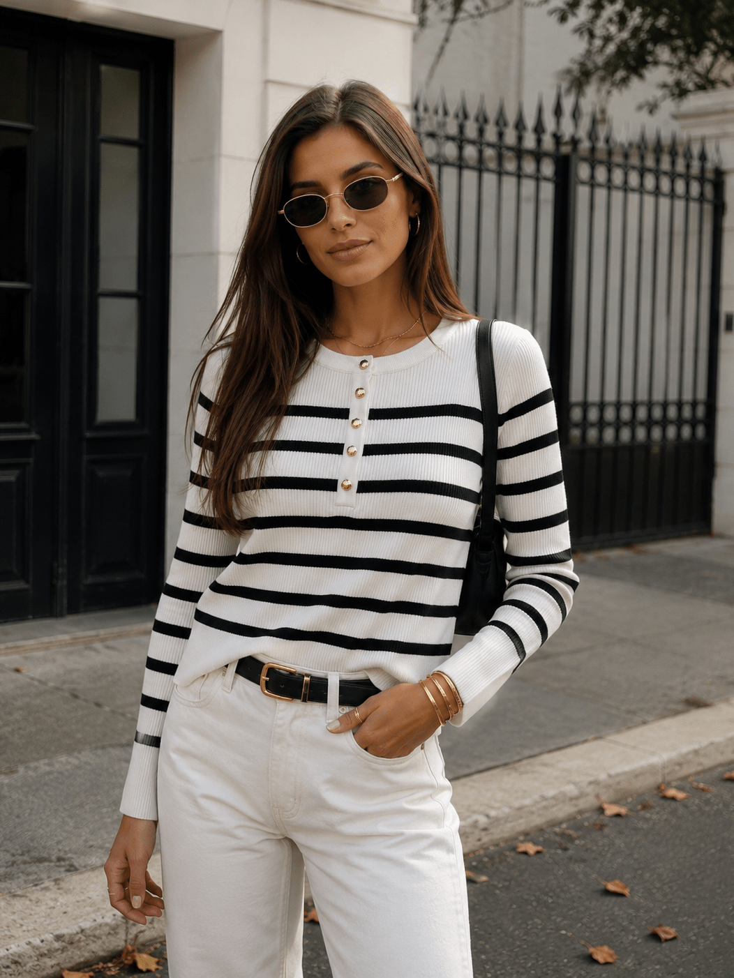 Parisian Stripe Knit