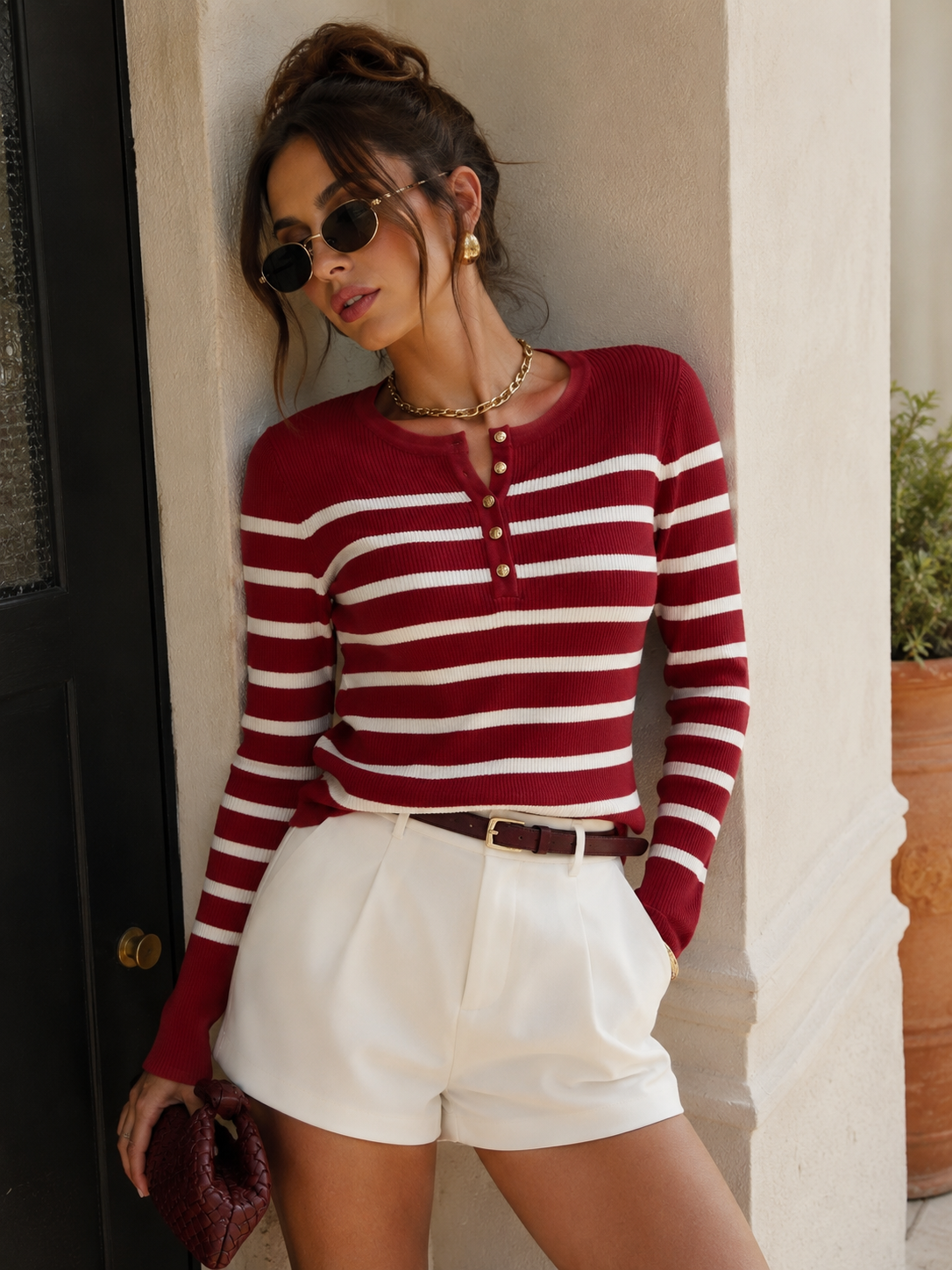 Parisian Stripe Knit