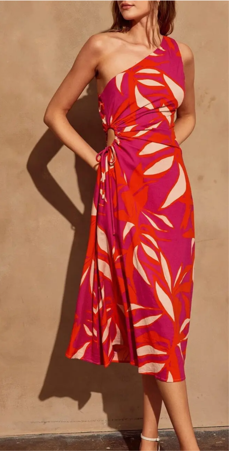 Floral midi dress