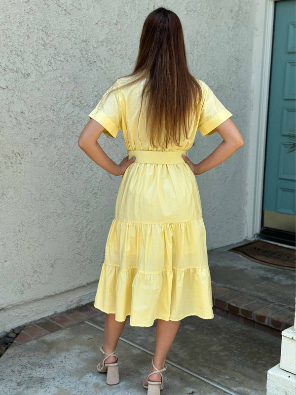 Midi sundress with Belt