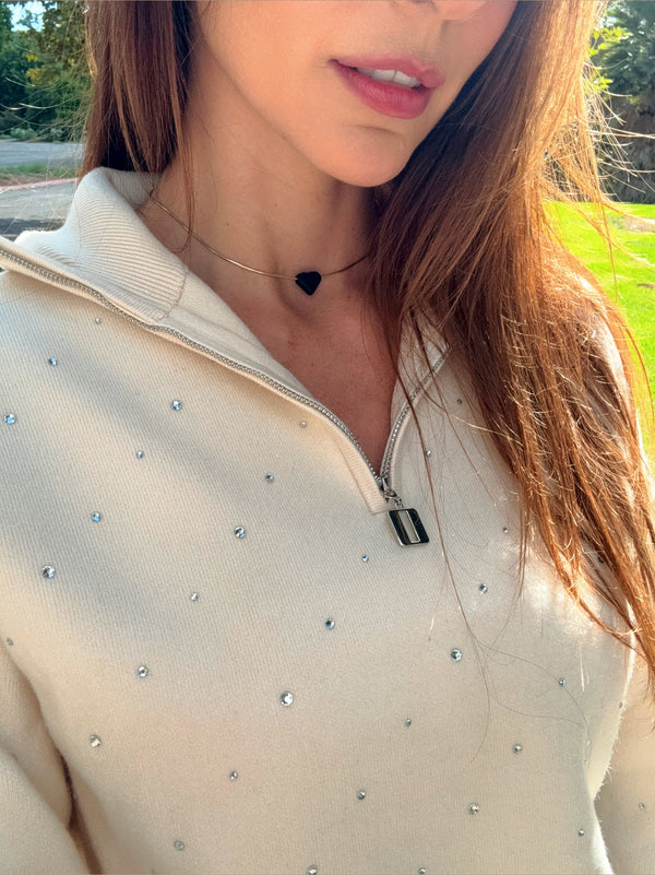 Elegant Rhinstone sweater