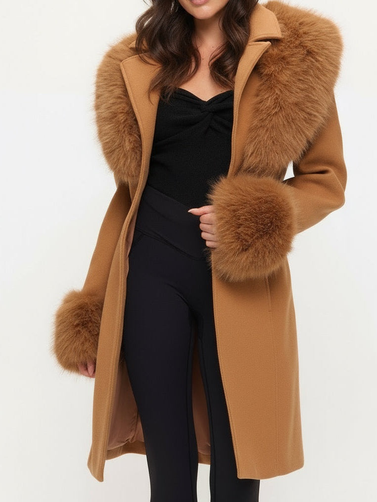 Cognac long coat