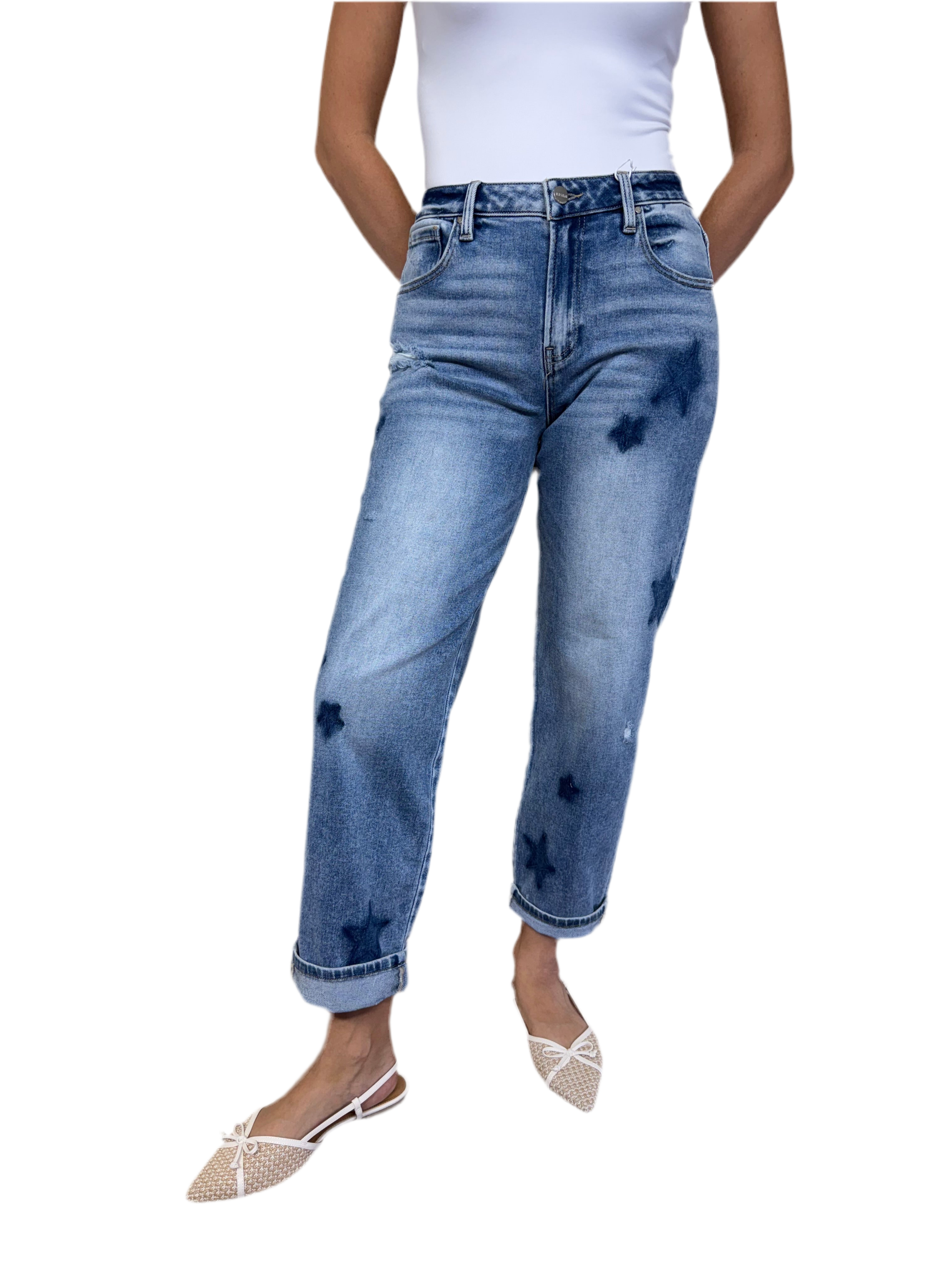 Star-child capri jeans