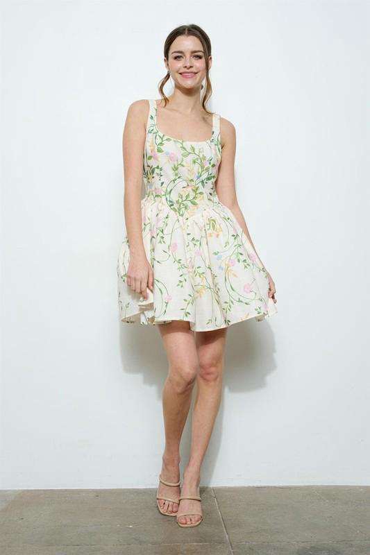 Helena Floral Mini Dress