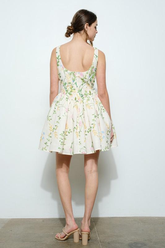 Helena Floral Mini Dress