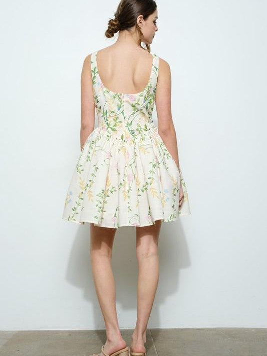 Helena Floral Mini Dress
