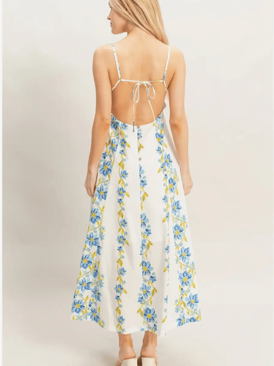 Santorini Bloom dress