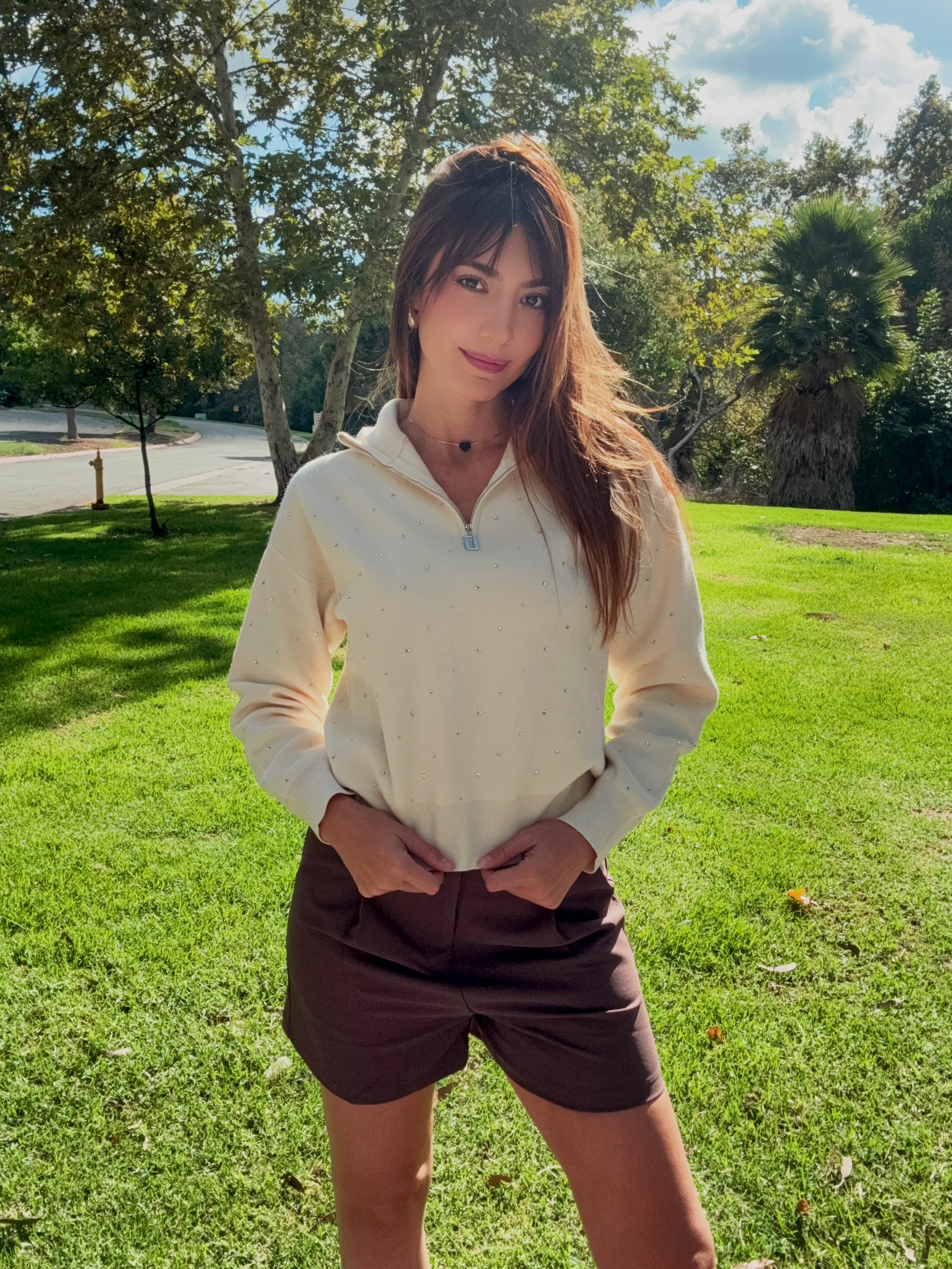 Elegant Rhinstone sweater