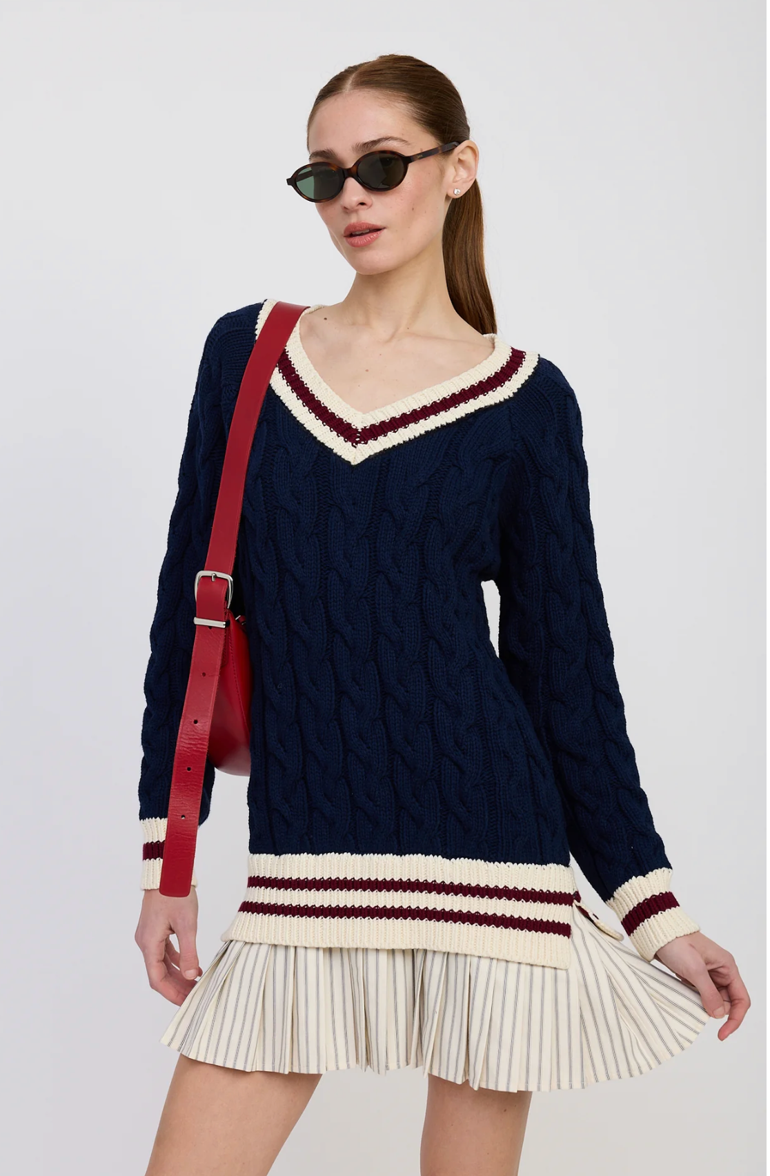 Women's Knox Mixed Media Sweater Mini Dress