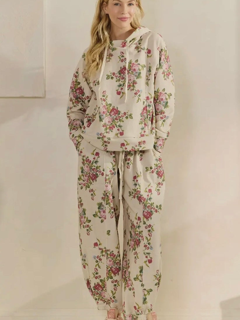 Floral French two pieces set