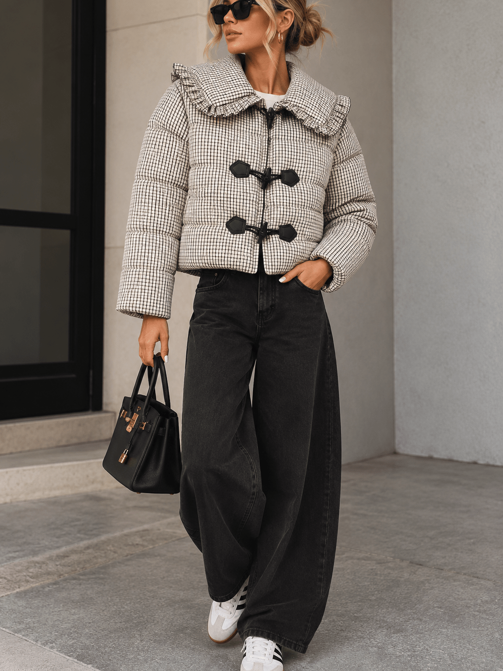 Puffer plot twist jacket