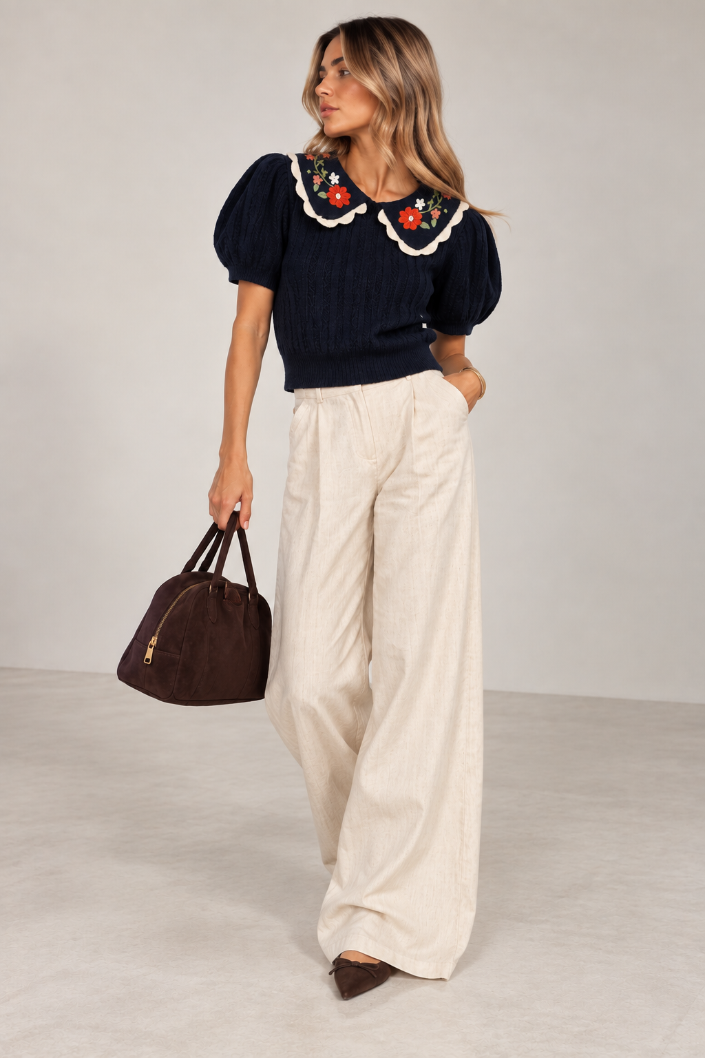 Sunday floral sweater