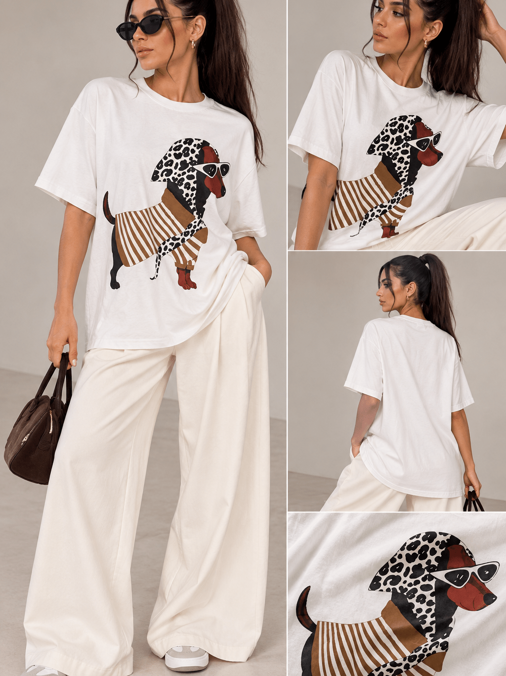 It girl dog tee