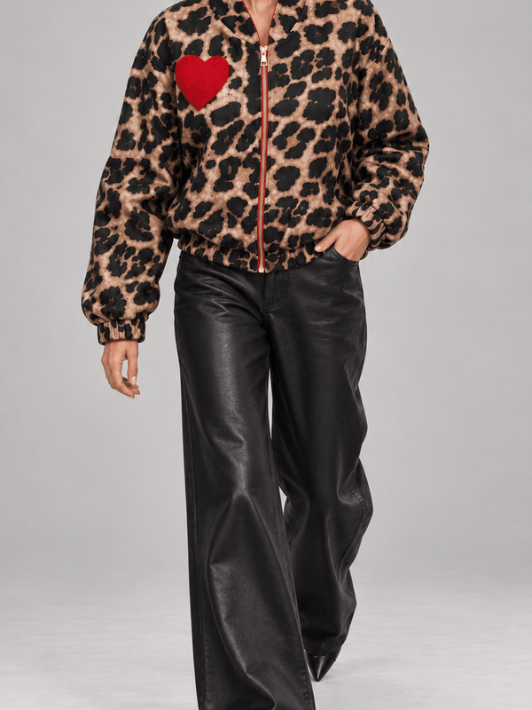 Animal print Heart Jacket