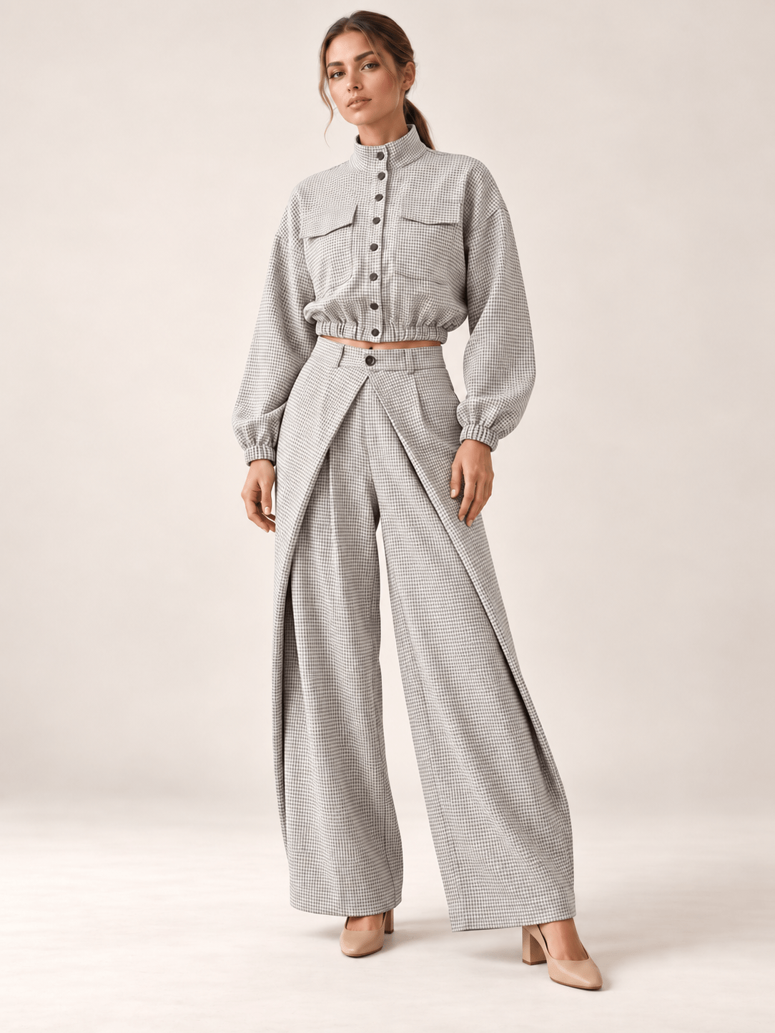Celine plaid set