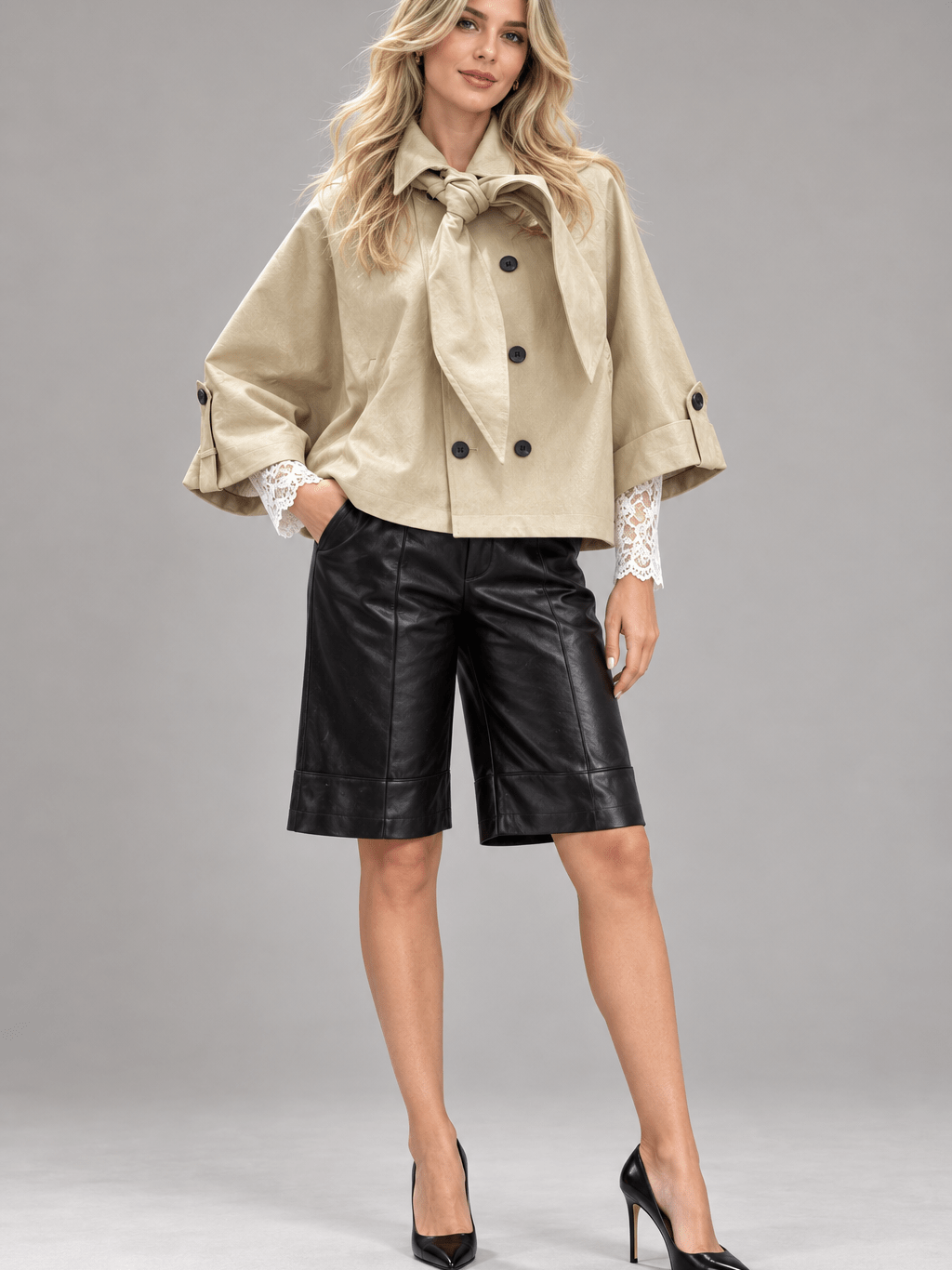 Coco Bow Tie Cape
