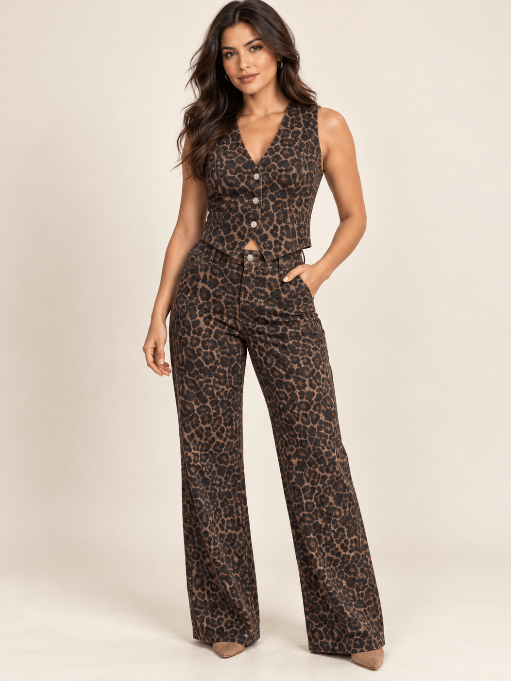 Noir Leopard Set