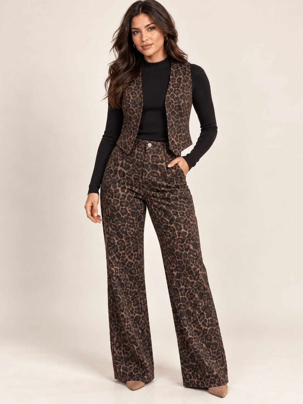 Noir Leopard Set
