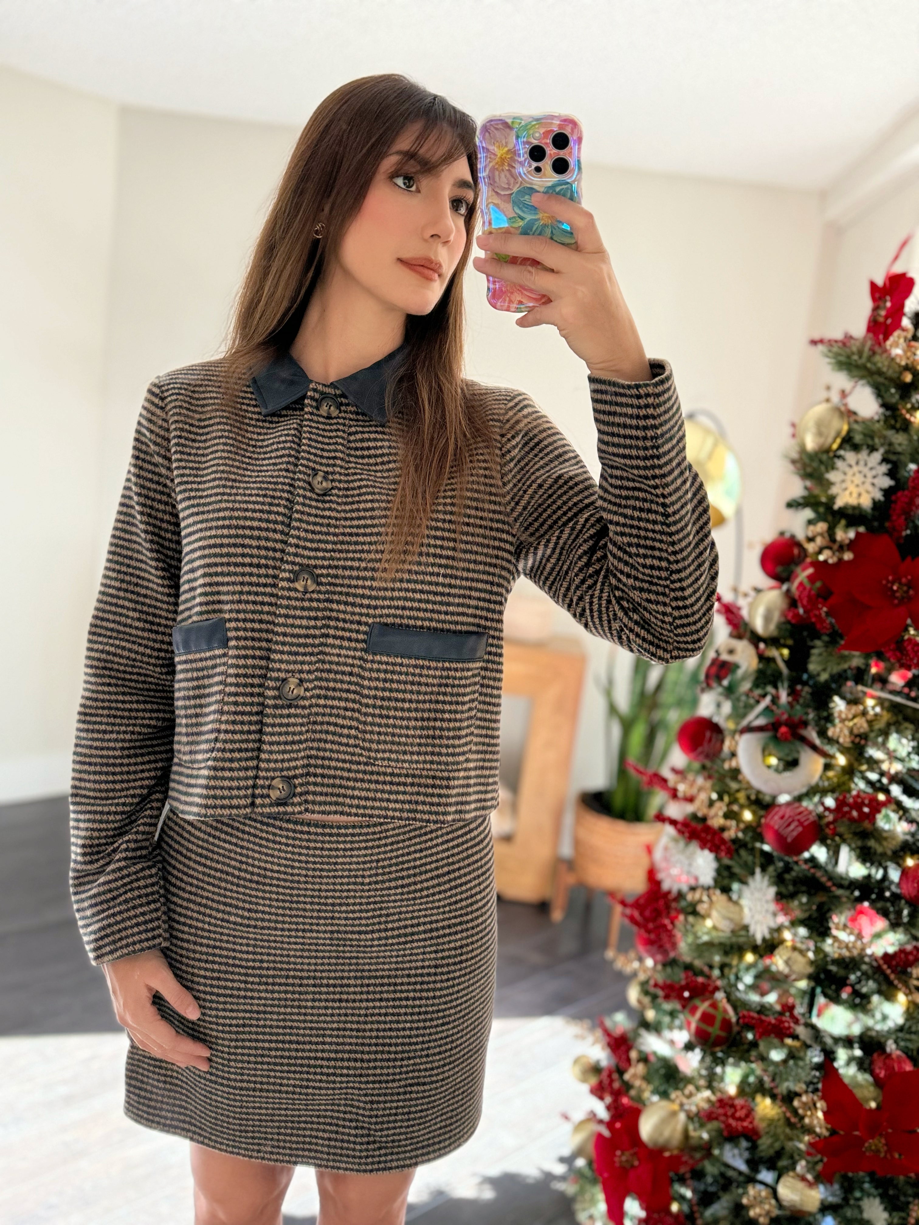 Brown Sugar Tweed Set