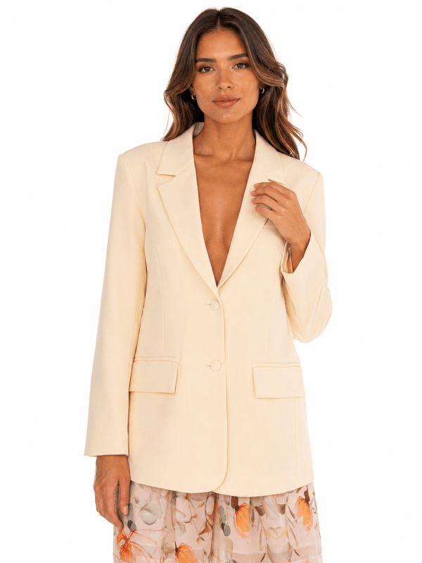 Champagne Bow Blazer