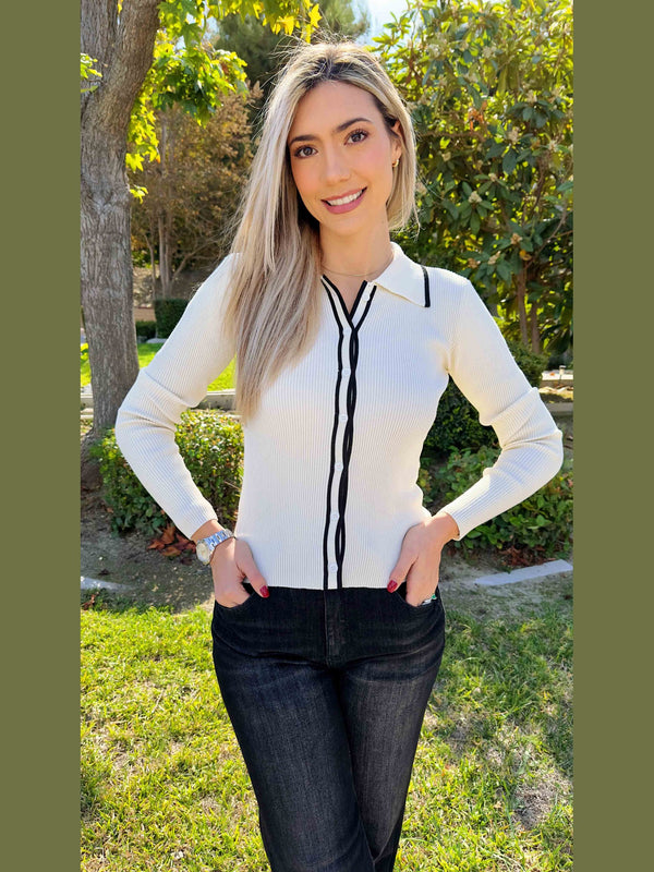 Snowfall Contrasted Sweater