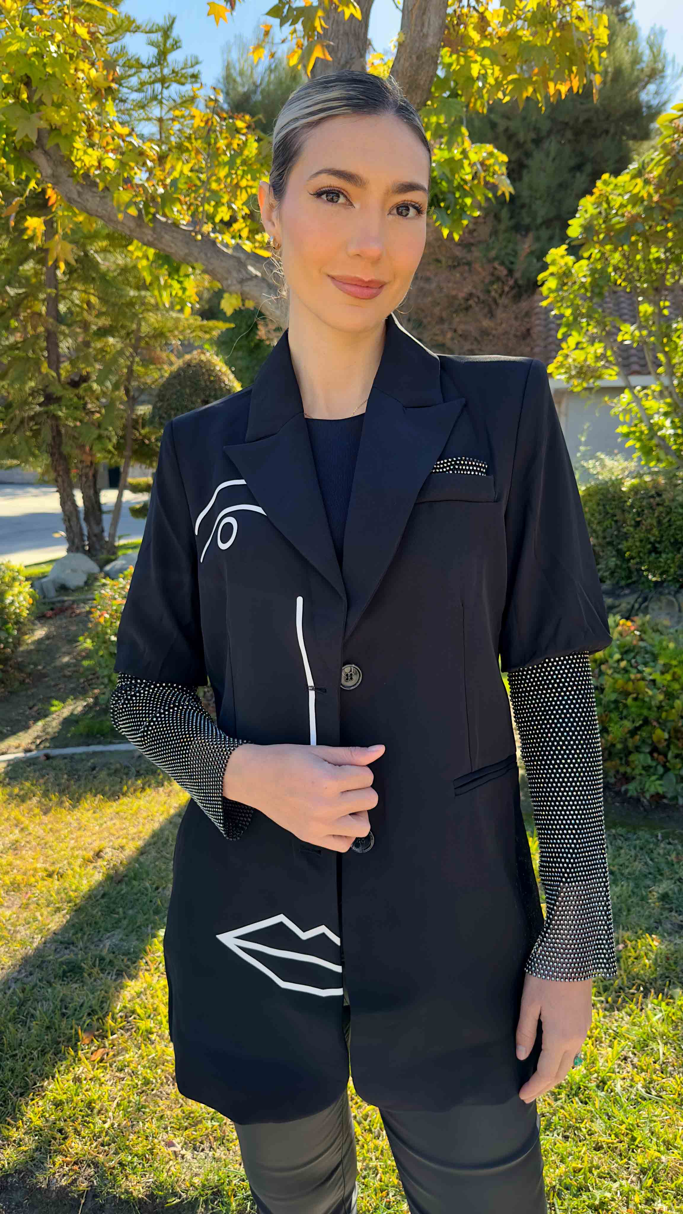 Midnight Edge Black Blazer