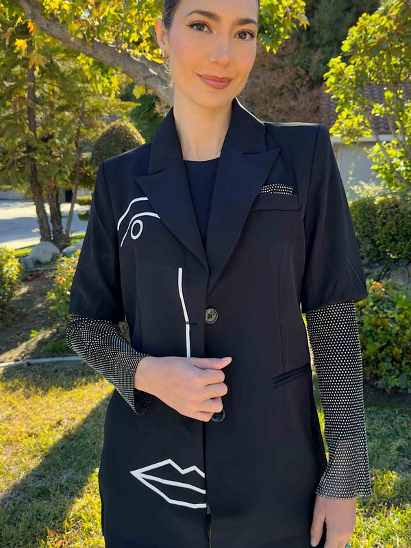 Midnight Edge Black Blazer