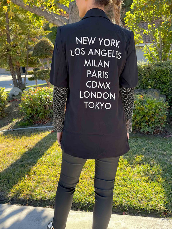 Midnight Edge Black Blazer