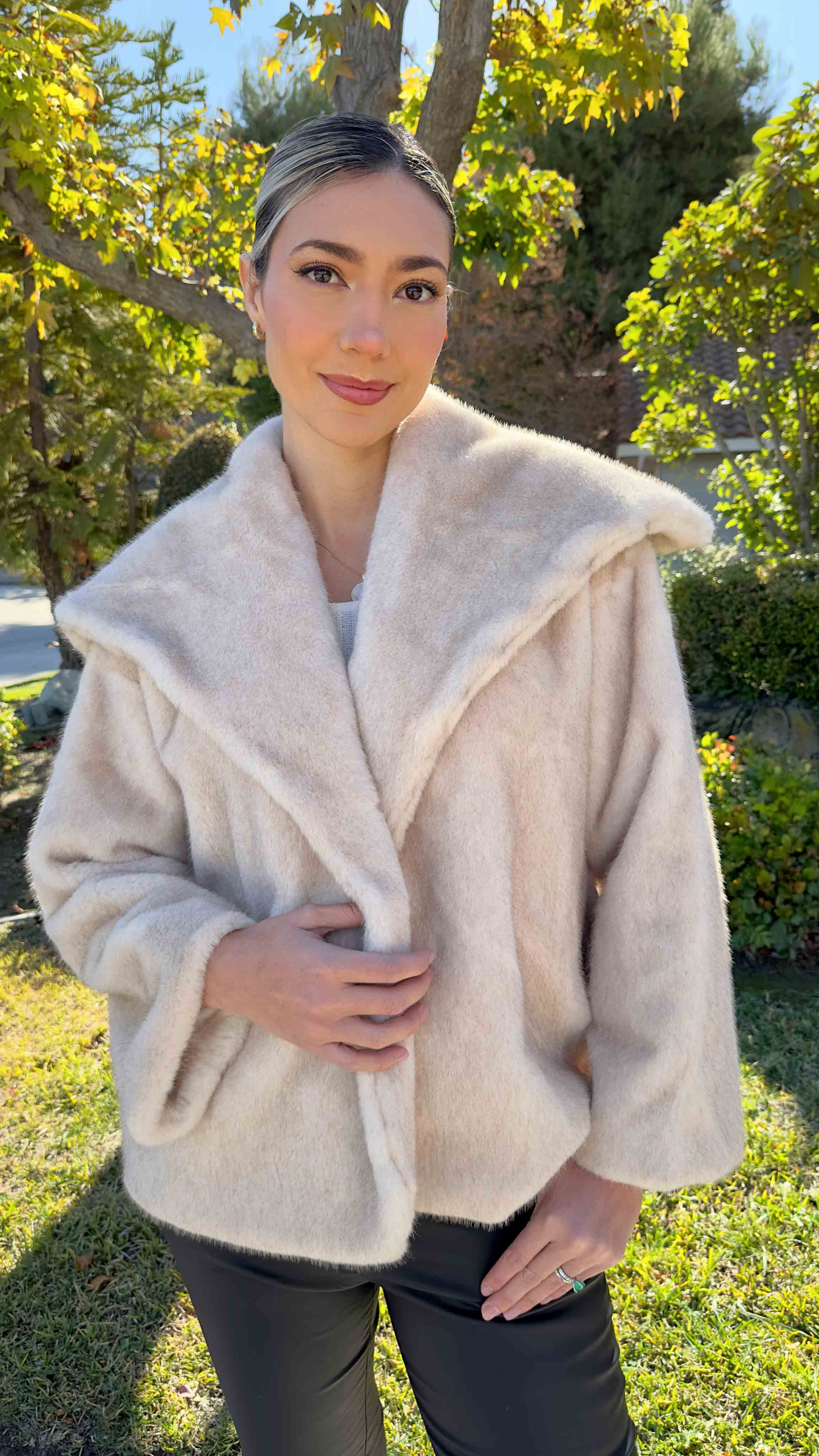 Cozy Cloud Beige Coat