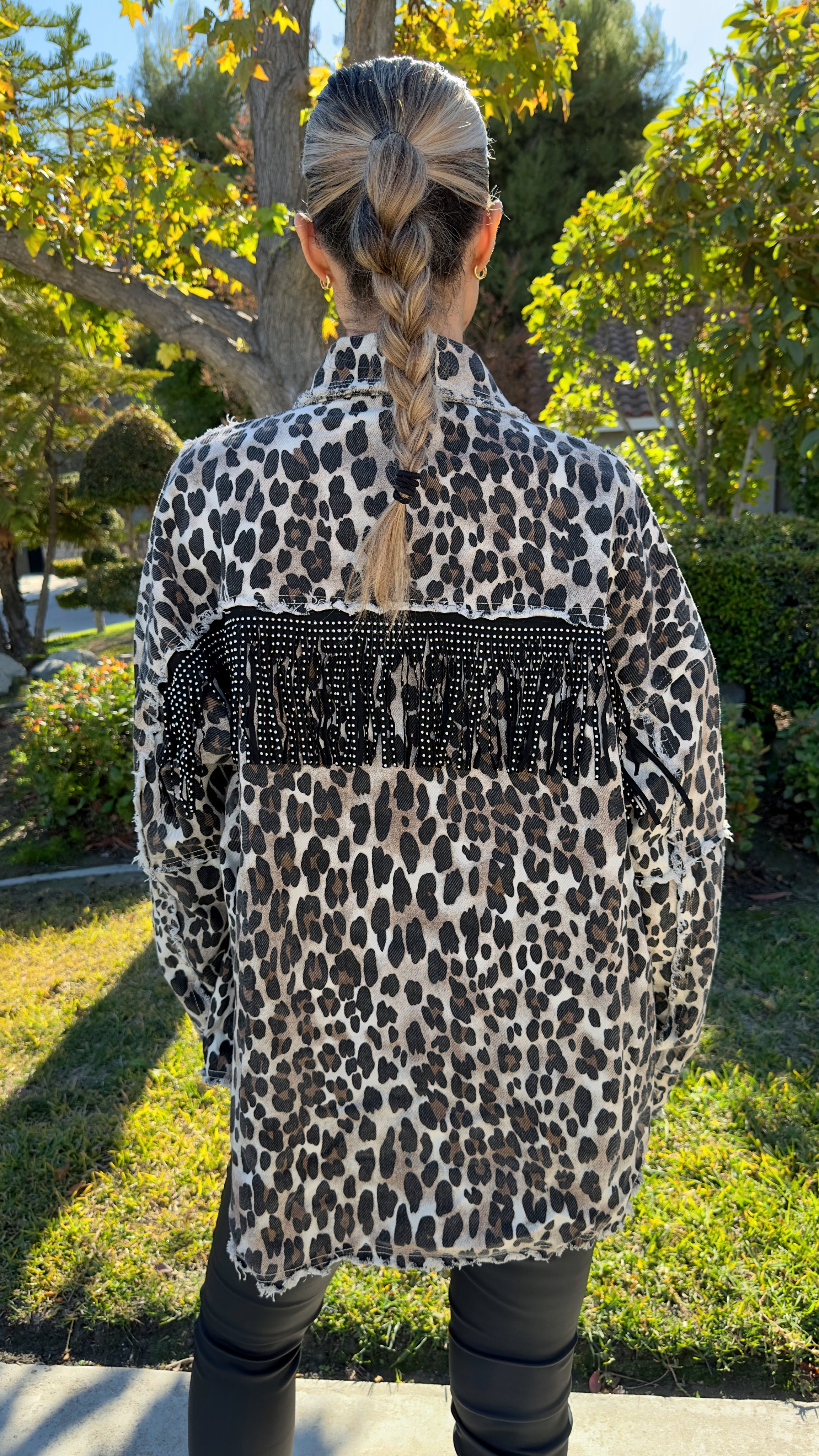 Wild West Chic Leopard Jacket
