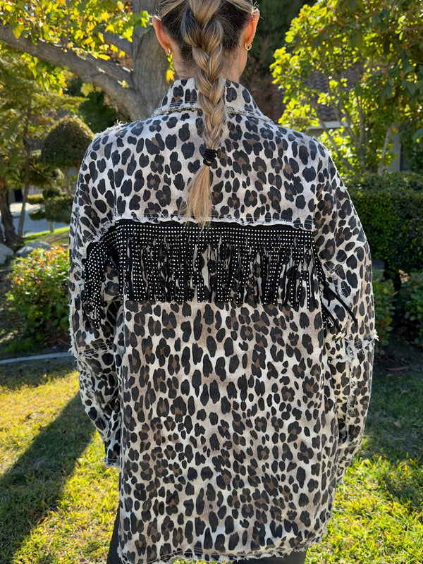 Wild West Chic Leopard Jacket