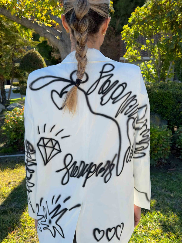 Street Icon White Blazer