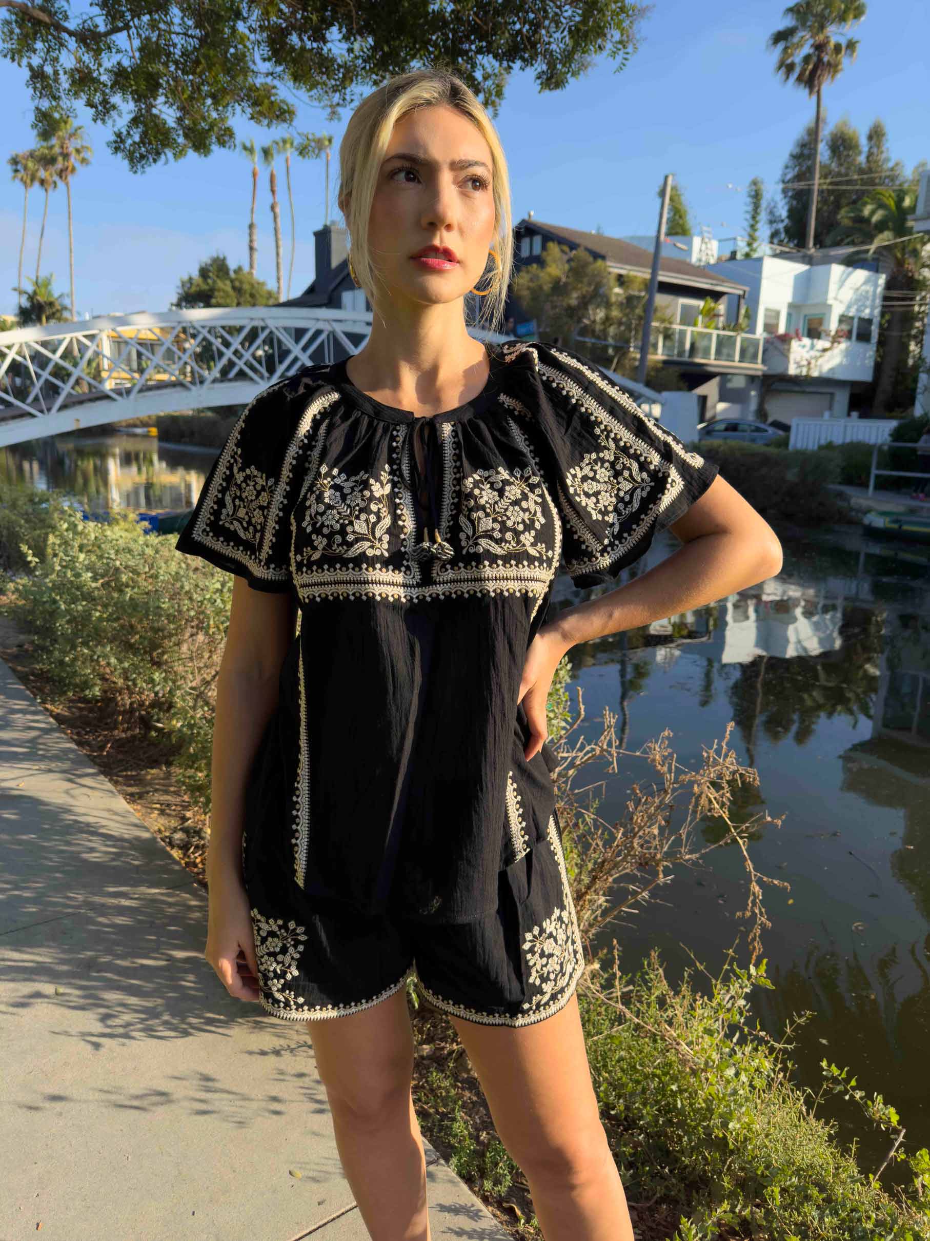 Midnight Muse Embroidered Set