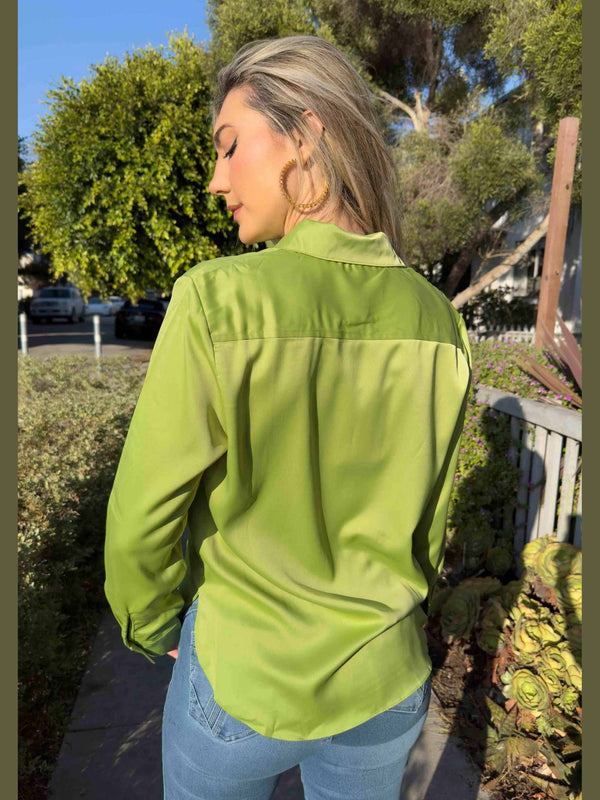 Sublime Texturized Satin Blouse