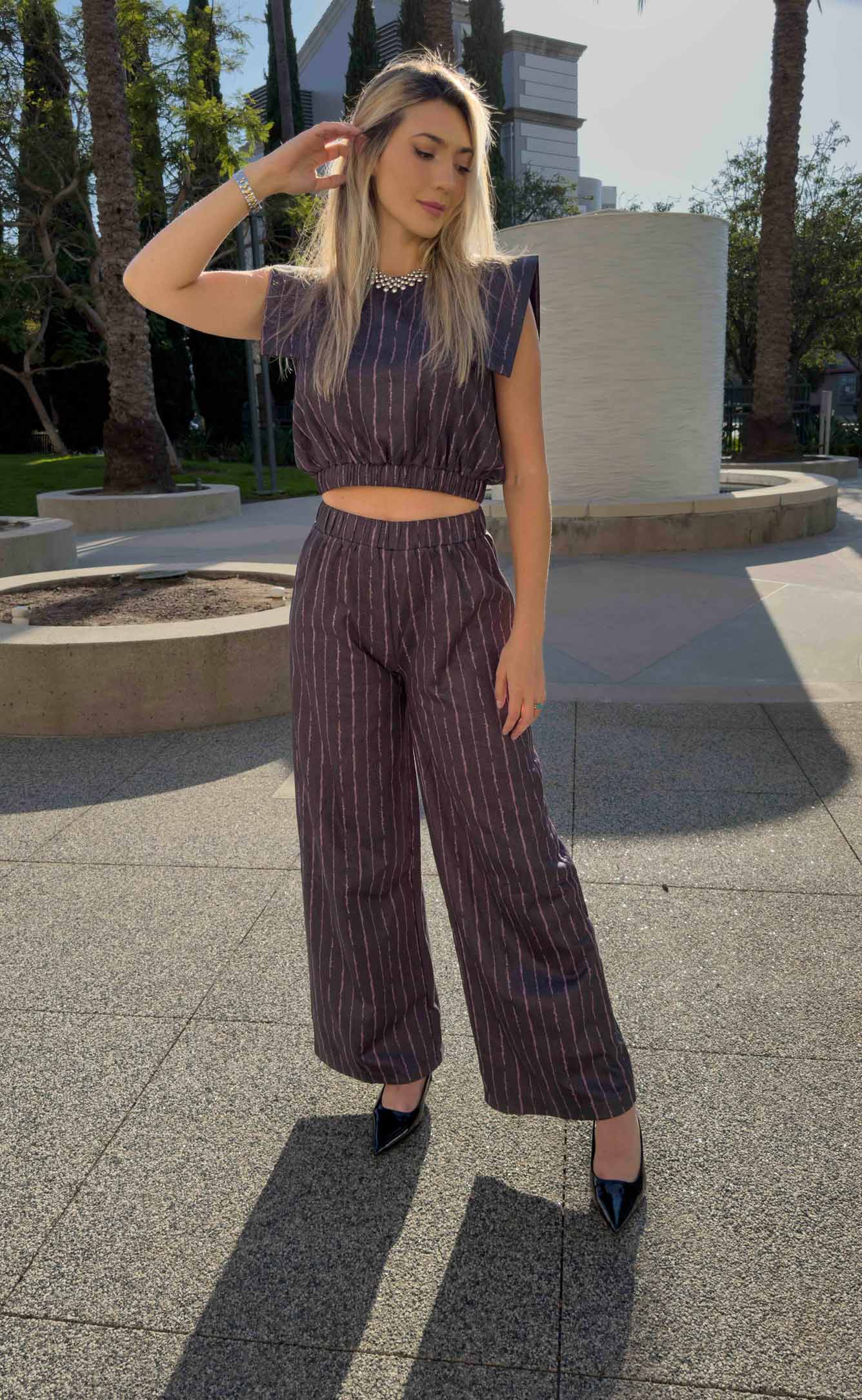 Mystic Wave Striped Set