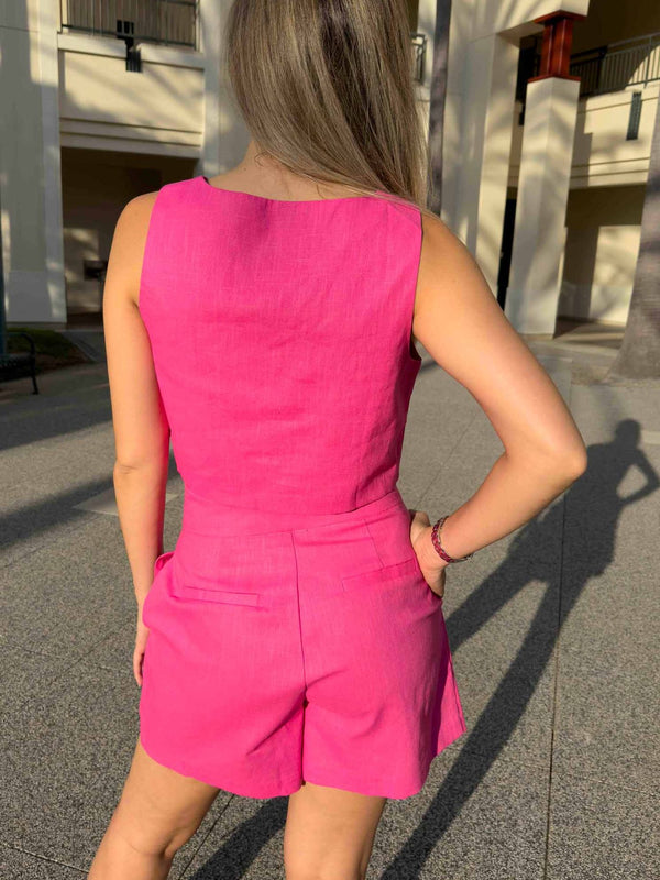 Rose Sugar Kiss Linen Set