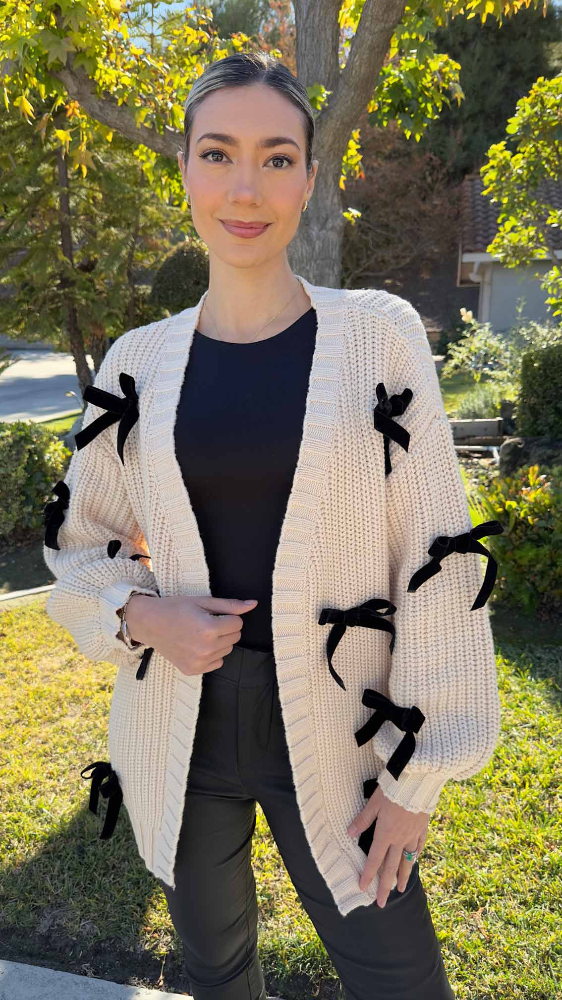 The Bow Cardigan