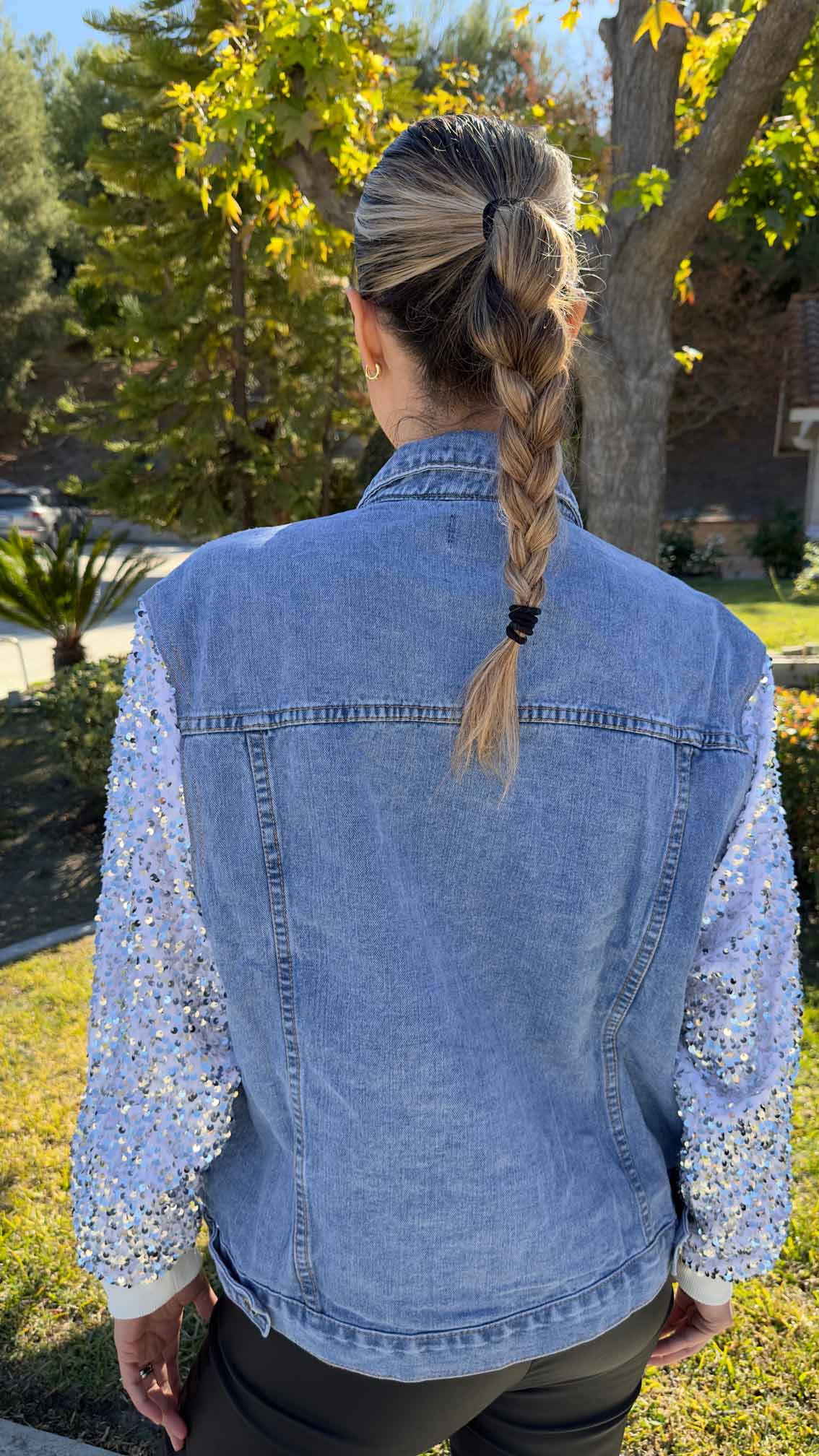 Shinny Jean Jacket