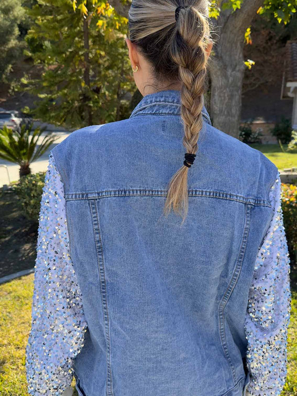 Shinny Jean Jacket